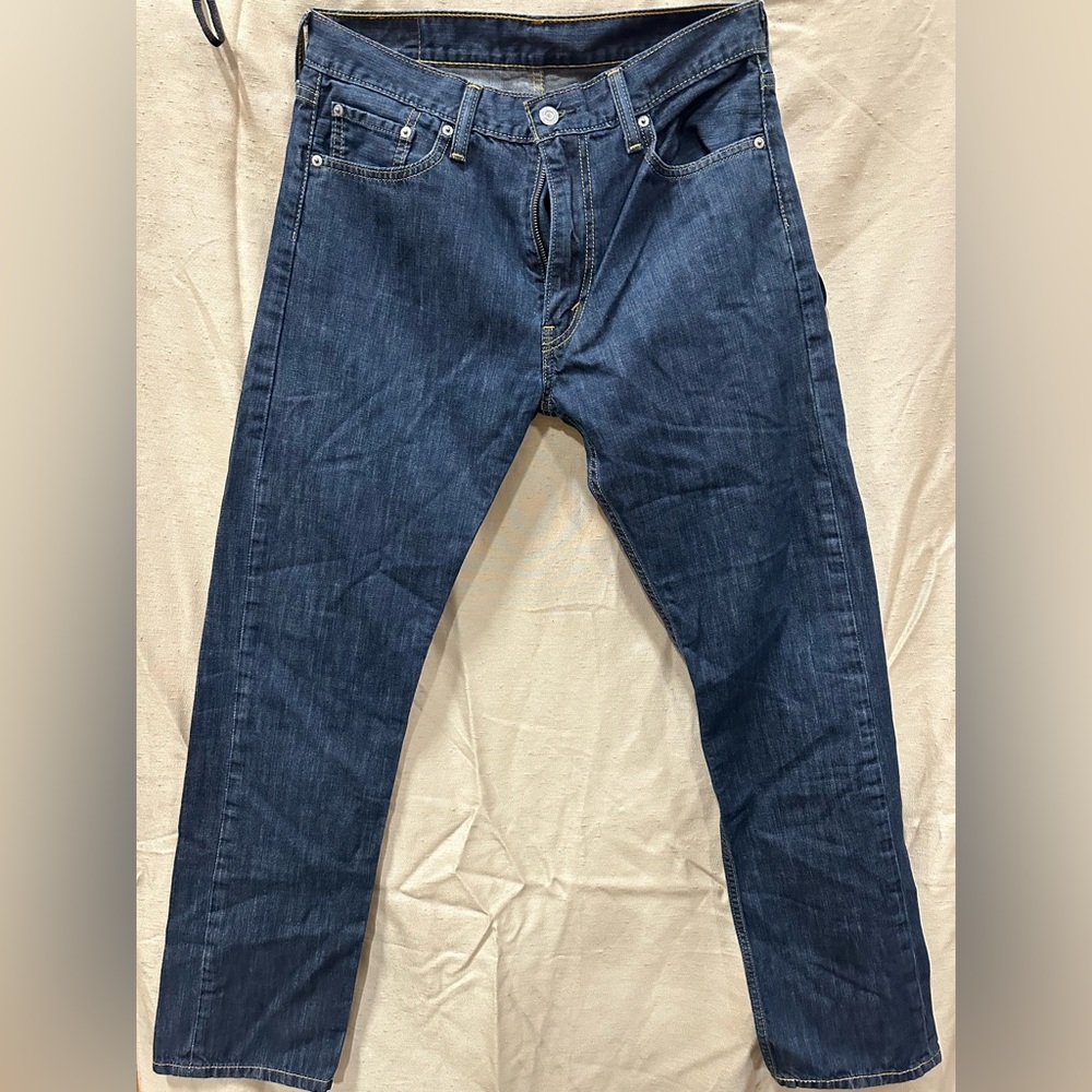Levi's Blue Straight Jeans Classic Indigo Style